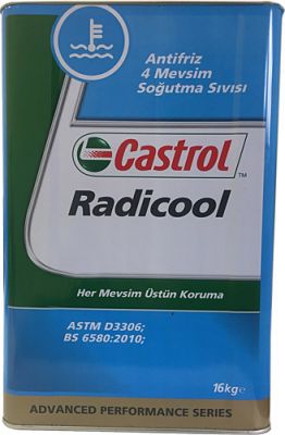 Castrol Radicool Antifiriz Teneke 16 Kg Mavi