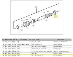 GRUP MİLİ ARKA BİLYA (130X34MM) - KAÇMAZLAR