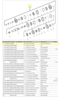 KAMALI MİL KOMPLE (MANUEL) (G210) (Y.M.)