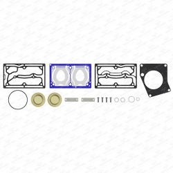 KOMPRESÖR TM.TK. 457 KAMYON >ÇİFTLİ BYPASSIZ - YUMAK