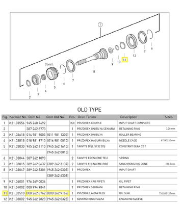 PRİZDİREK ARKA KEÇE 79X105X7 - 2